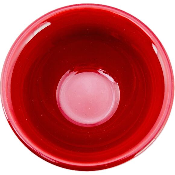 Longaberger Pottery Paprika Dessert Bowl Woven Traditions - Picture 6 of 8